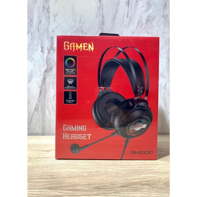 Gamen Gaming Headset Kabel Lighting RGB GH-2200