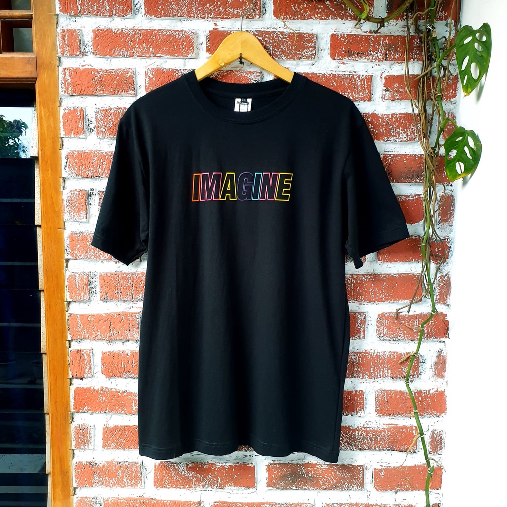 KAOS PENDEK IMAGINE ORIGINAL DISTRO - KAOS SIMPLE IMAGINE TERBARU BEST SELER