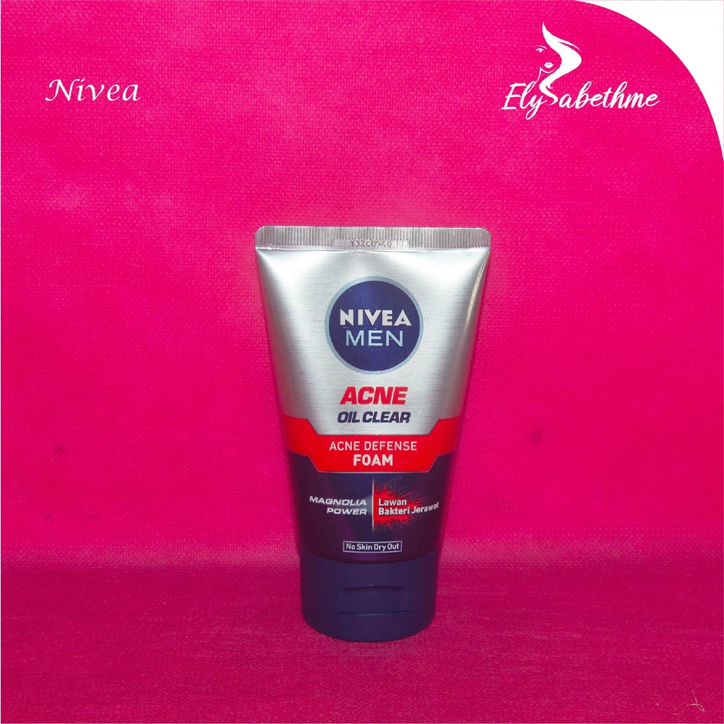 ✿ELYSABETHME✿ Nivea MEN facial foam face wash sabun cuci muka wajah bersih memutihkan