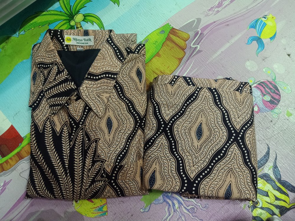 Pari Seiket Kemeja Batik Pria Terbaru Ful Furing Batik Solo Sragenan Primisima Sogan Ori By Florist