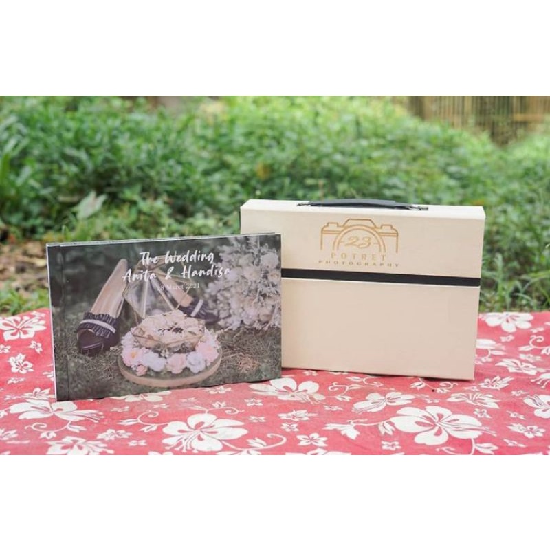 album 20x30 kolase box koper grafir