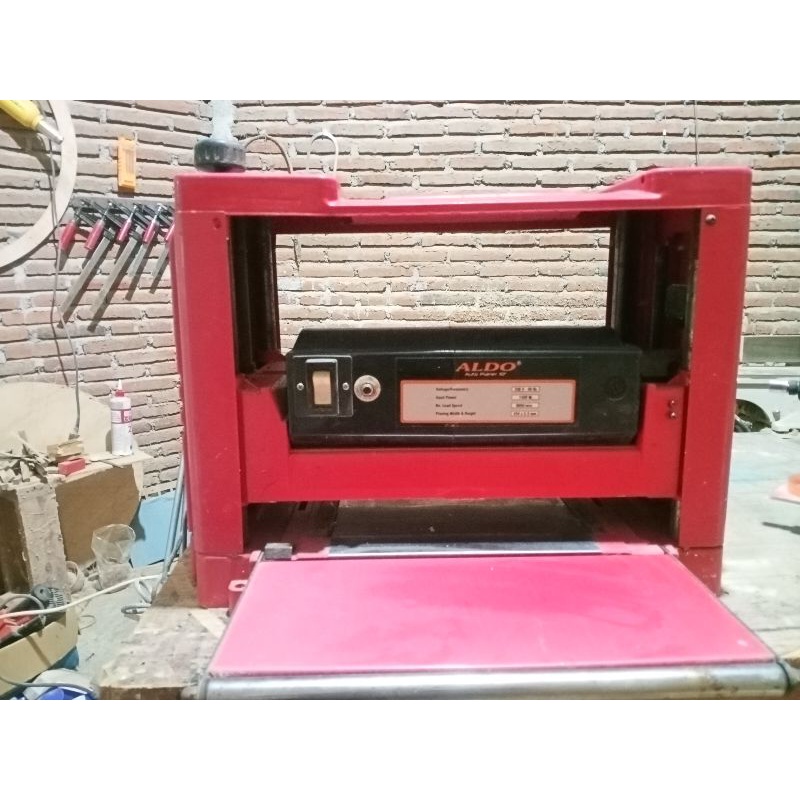 bench planner, mesin ketam duduk aldo