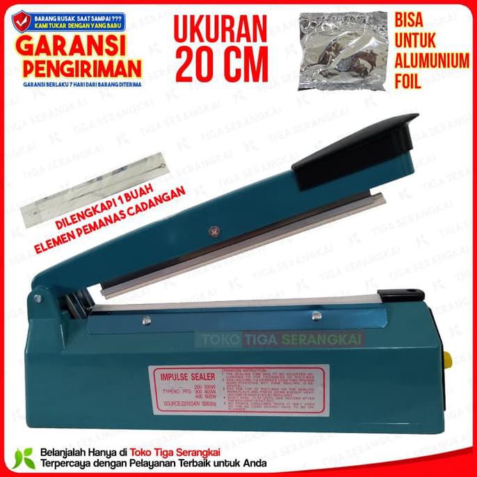 

HOT SALE|BEST SALLER Q2 Impulse sealer PFS- 200 Alat pres plastik