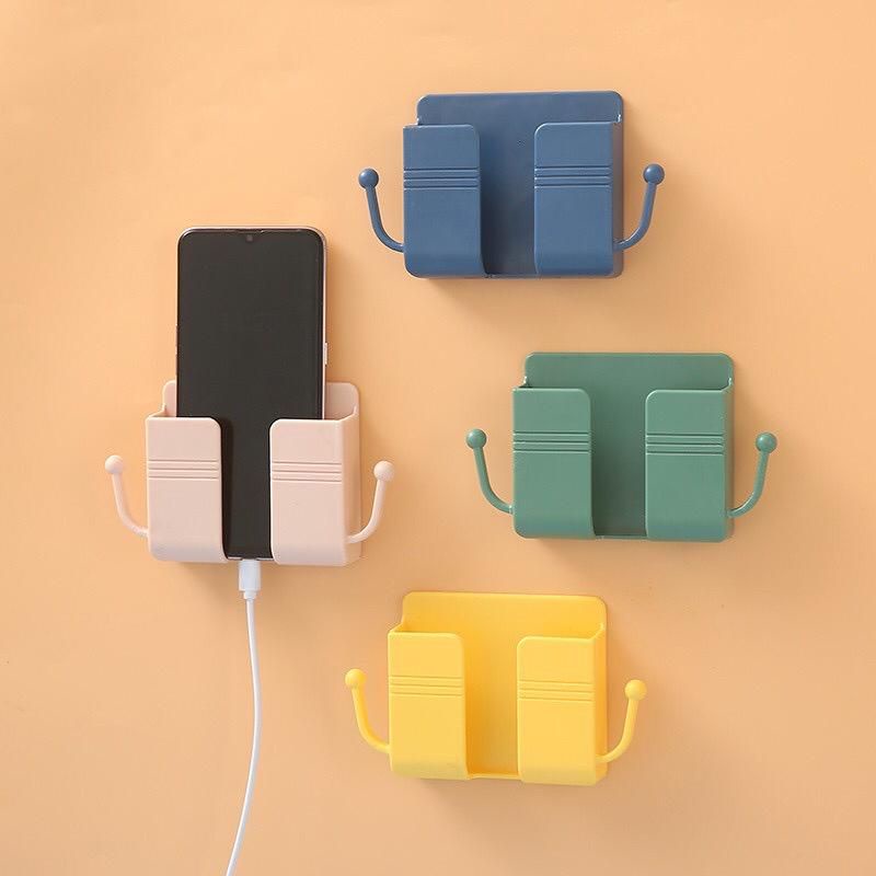 Rak Hanger HP Dinding Holder Charger Tembok Tempat Handphone Remote