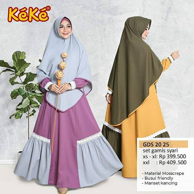 Gamis set Keke GDS 20 25