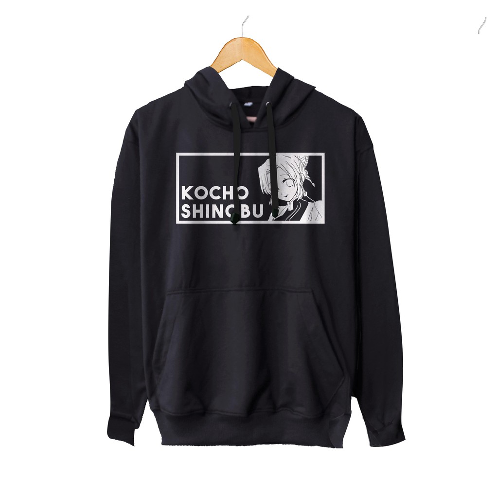 Jaket hoodie jumper anime KOCHO SHINOBU - DEMON SLAYER material cotton fleece