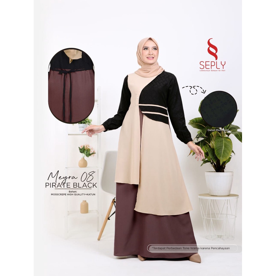 GAMIS TERBARU 2021 SEPLY MEYRA 08 PIRATE BLACK