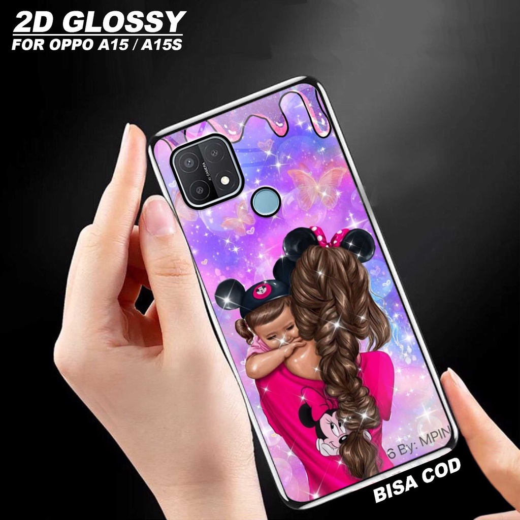 Sukses Case OPPO A15/A15S - Hardcase 2D Glossy Oppo A15/a15S - Silikon Hp Oppo - Silicon Hp Oppo - K