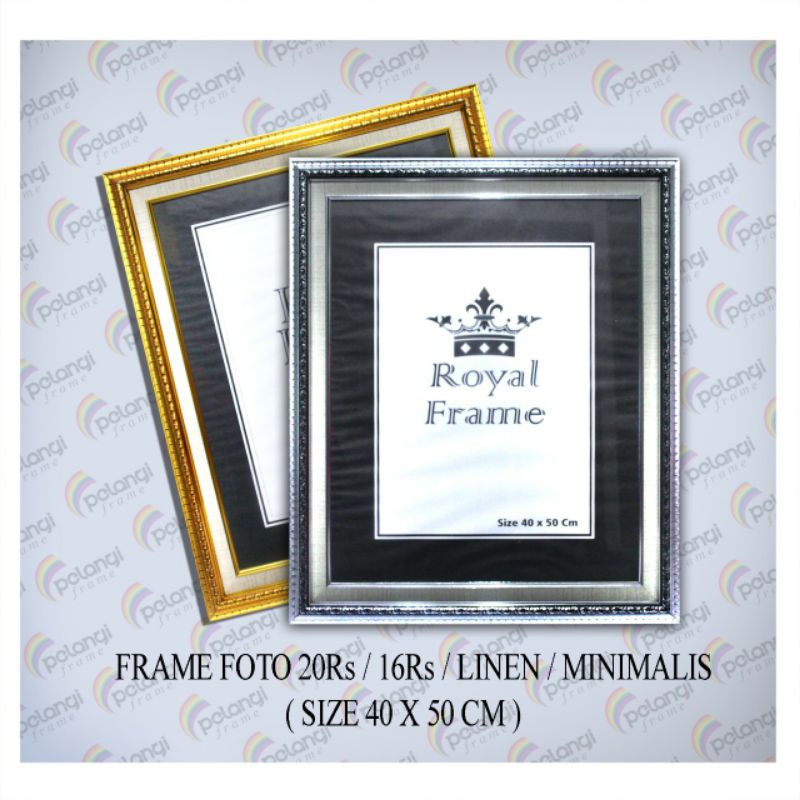 Frame / Bingkai foto/ 20Rs ( 40x50cm) Linen
