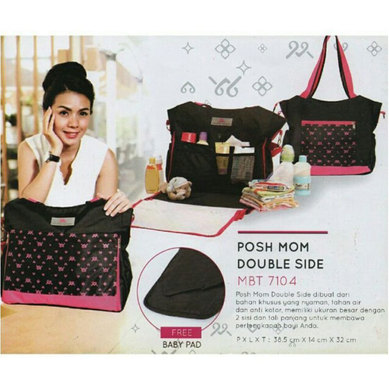 Tas Mom's Baby MBT 7104 Posh Mom Double Side