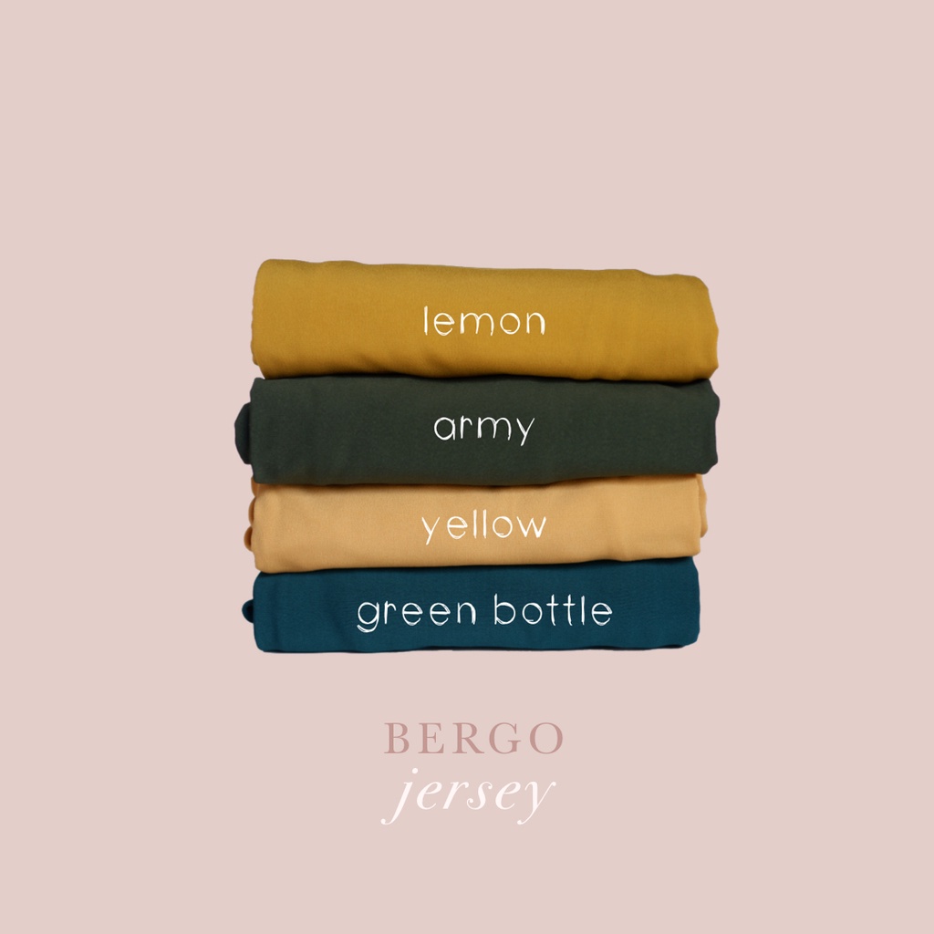 BERGO JERSEY/HIJAB BERGO/KERUDUNG BERGO-1