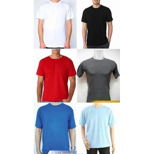 Kaos Polos / Kaos Putih Polos / Kaos Polos Putih / Grosir Kaos Murah - Putih, M Best Quality