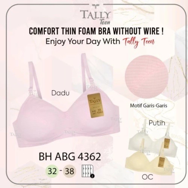 JH Bra Tally Tanpa Kawat (Tally 056 Tally 4362 Tally 058) Termurah