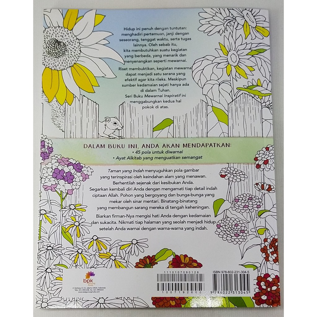 

Seri Buku Mewarnai Inspiratif Taman Yang Indah