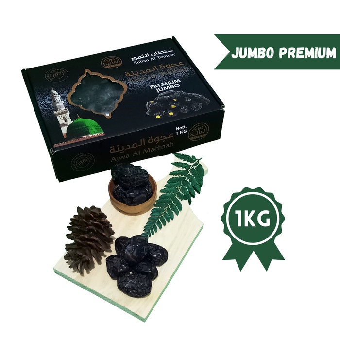 

Kurma Ajwa Al Madina Jumbo Premium 1kg