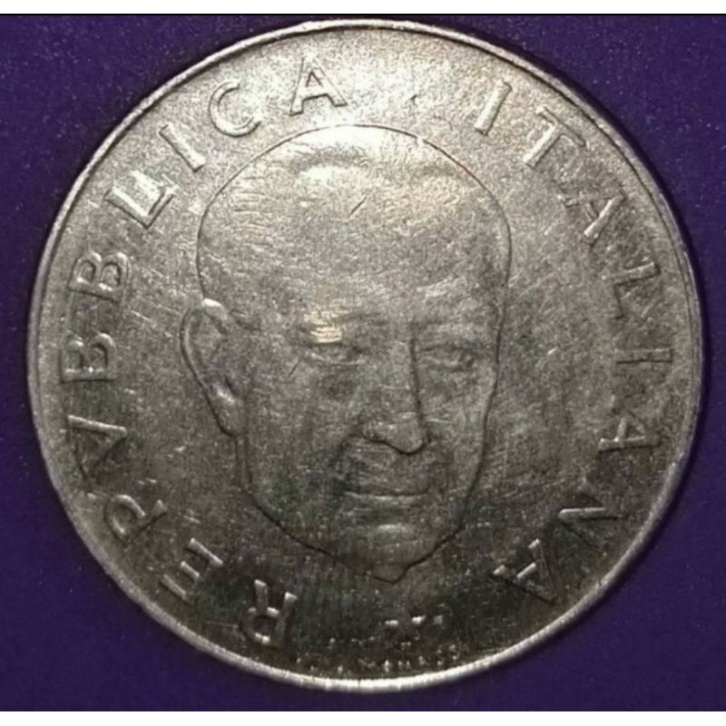 Uang Koin Kuno Asing Italia Marconi 1874 1974