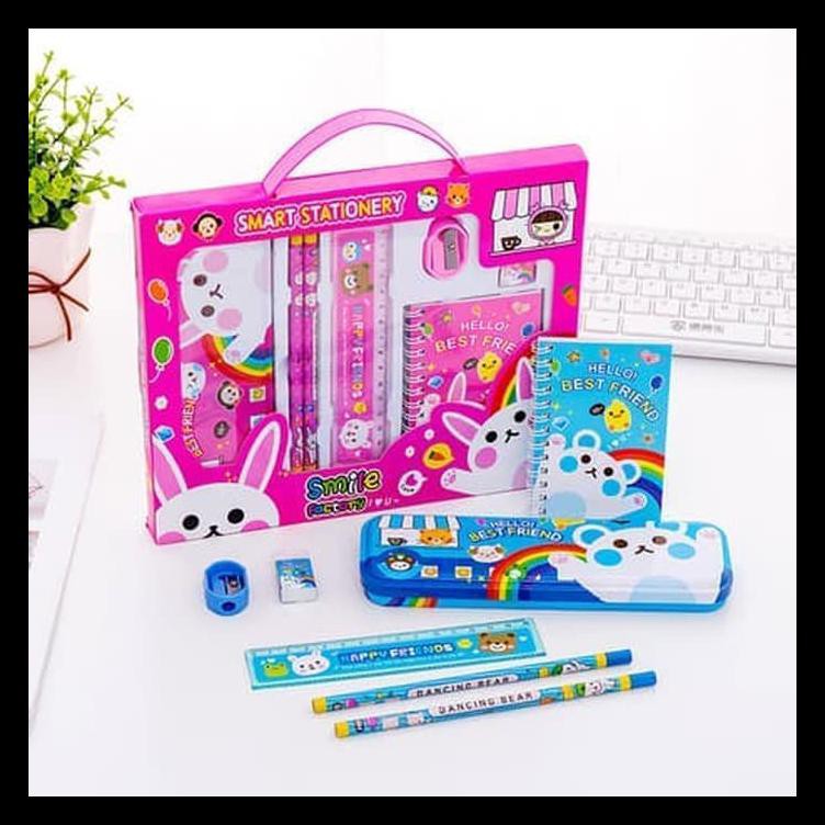 

STOK BARU SET ALAT TULIS SEKOLAH / STATIONARY PAKET ALAT TULIS TERLARIS DAN MURAH