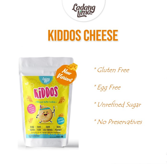 

Promo Kiddos Cheese Cookies Ladang Lima Original