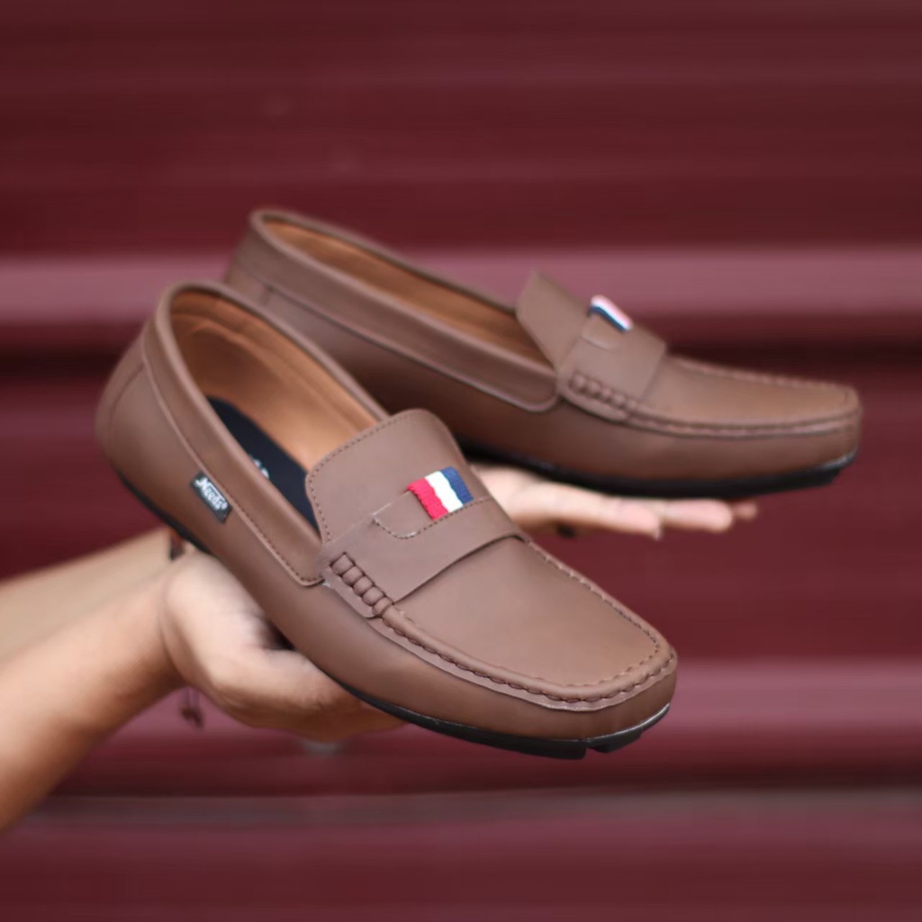 BURAY X SEPATU SLIP ON PRIA LOAFER DEWASA BAS WOLF KULIT ASLI ORIGINAL CASUAL PANTOFEL FORMAL PRIA KERJA KANTOR GURU PNS PESTA RESMI NYAMAN SEKOLAH KULIAH WISUDA KONDANGAN || SEPATU PANTOPLE PRIA PANSUS FASHION TRANDY BERKUALITAS