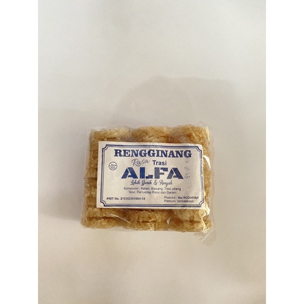 

rengginang trasi cap alfa 250gram