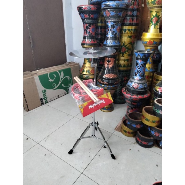 SET STAND JAGRAG SIMBAL MARAWIS / CYMBALL MORNEL TAMBORIN/KECREK MARAWIS