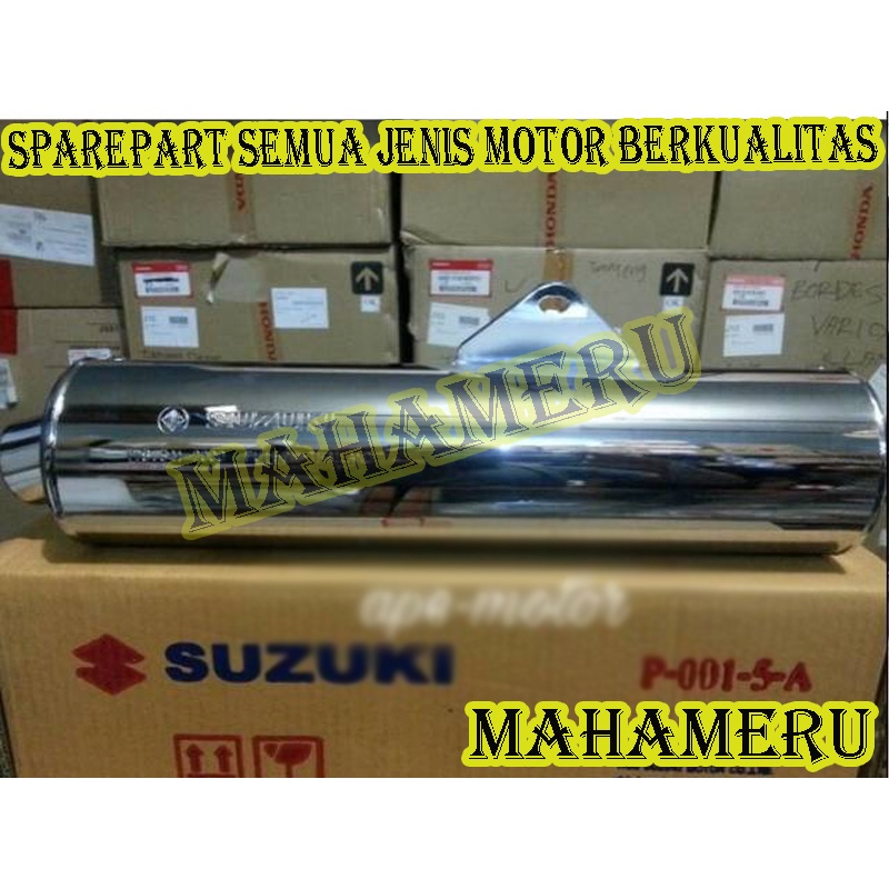 TERMOS KNALPOT FU ORIGINAL SILENCER KNALPOT FU 150 THAILAND 14310-25G20-000 ORIGINAL SUZUKI