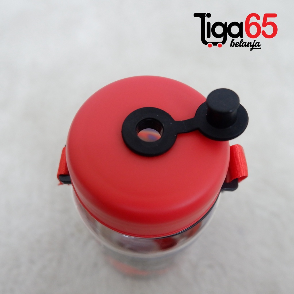 365 WATER BOTTLE #41090 Botol Minum Anak Karakter Fancy BPA Free Dengan Sedotan