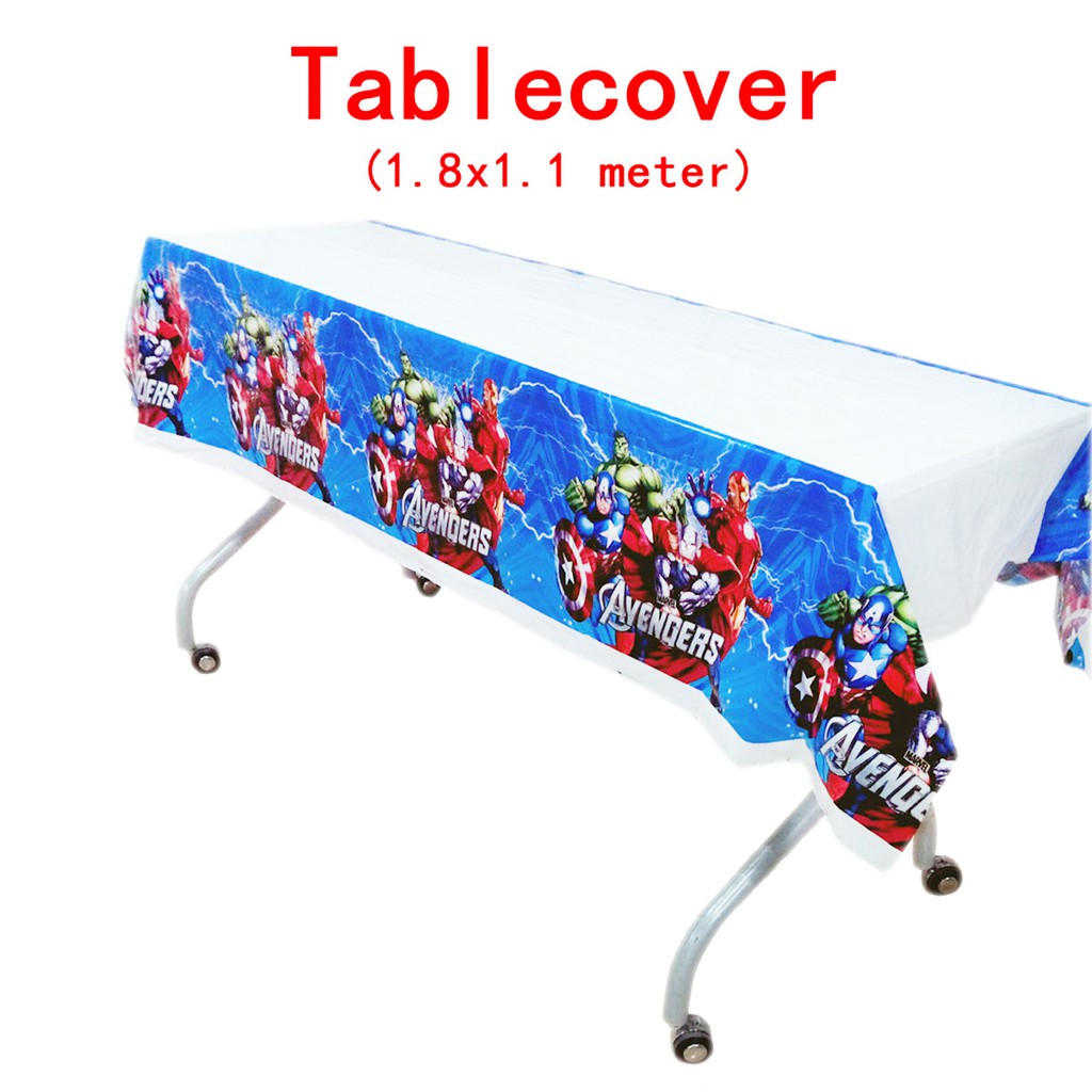 Table cover Taplak Meja Plastik Pesta Karakter kartun 