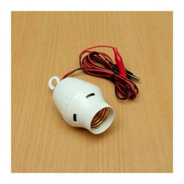 fitting inverter aki accu dc 12v ke 220v ac lampu