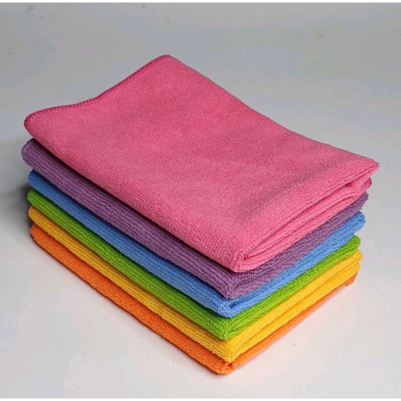 Lap microfiber 35x35 320 super lembut / kain microfiber / lap serbaguna