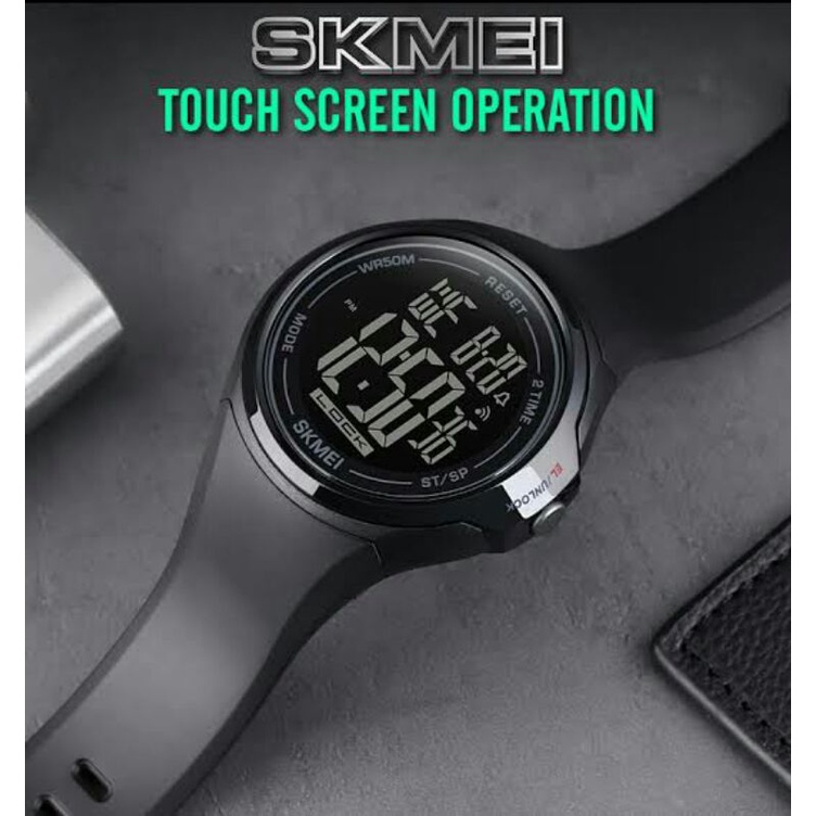 skmei 1554 original / jam tangan pria skmei 1554 digital touch screen