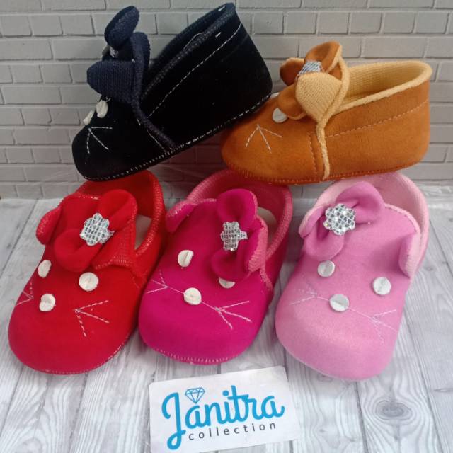 Janitra sepatu bayi girl and boy sepatu bayi prewalker 2-15 bulan