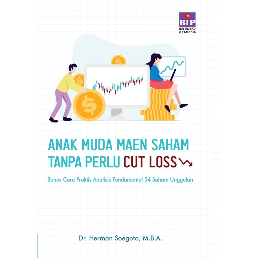 Gramedia Bali - Buku Anak Muda Maen Saham Tanpa Perlu Cut Loss