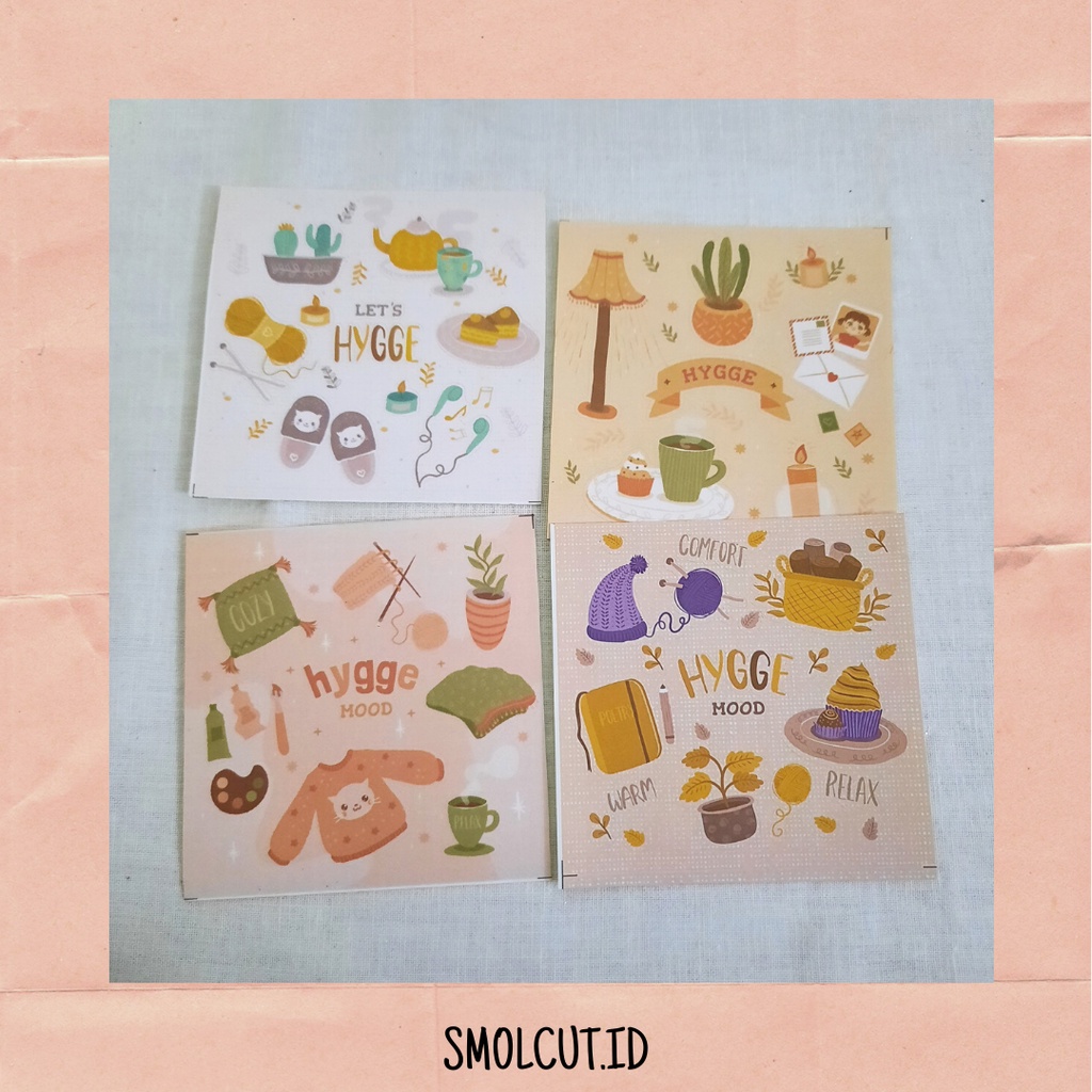 

Sticker Deco HYGGE / gambar lucu / sticker cutting dekorasi