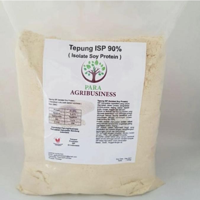 

[COD] Tepung ISP / Isolate Soy Protein 90% / tepung kedelai food grade A 1kg [COD]