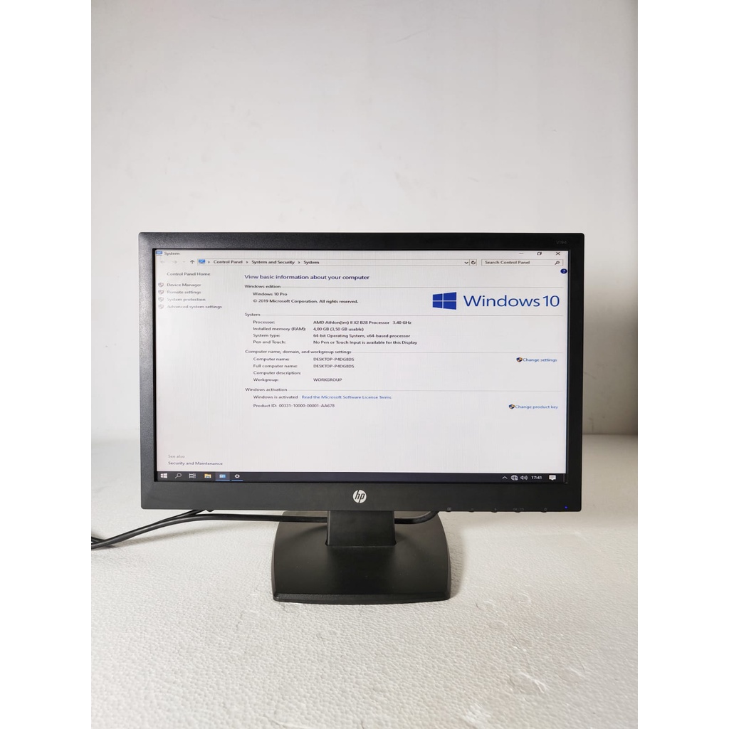 Led Hp 19in Wide V194 (1024x768) 60Hz || Second Like New