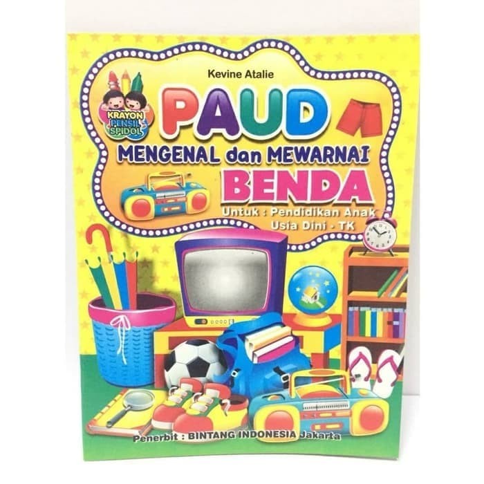 

Buku Edukatif Mengenal dan Mewarnai Benda
