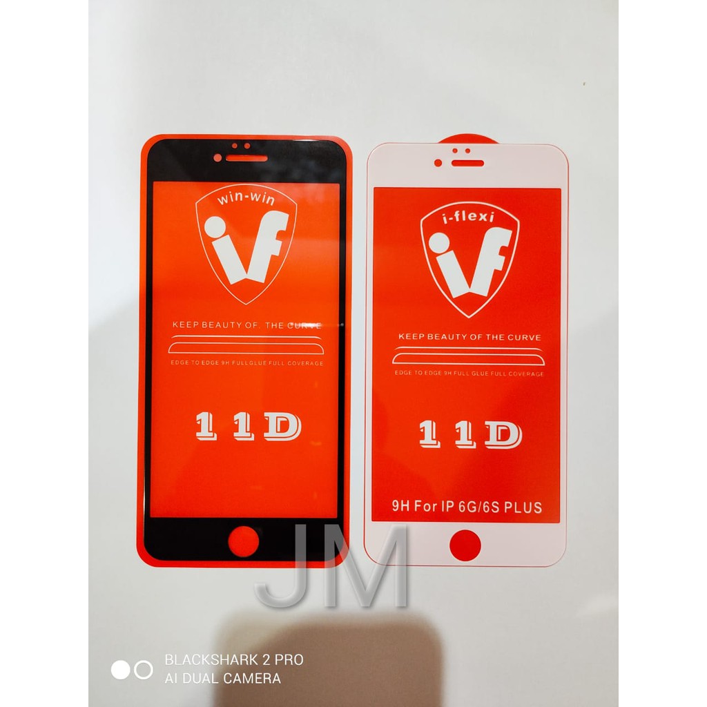 TEMPERED GLASS 11D / 9H FOR IPHONE 6 PLUS IPHONE 6S PLUS IPHONE 6G PLUS FULL LEM FULL LAYAR