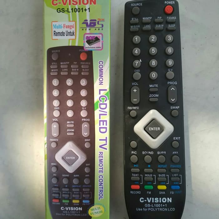 remote tv tabung Polytron LCD LED