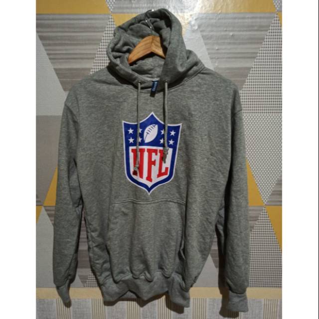 Jual H&M Hoodie Nfl Grey Indonesia|Shopee Indonesia