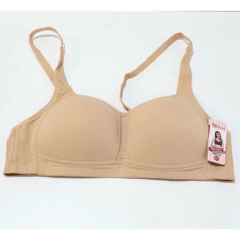 Bra wanita elena best seller tanpa kawat pakai busa kait 3 kode 24013C