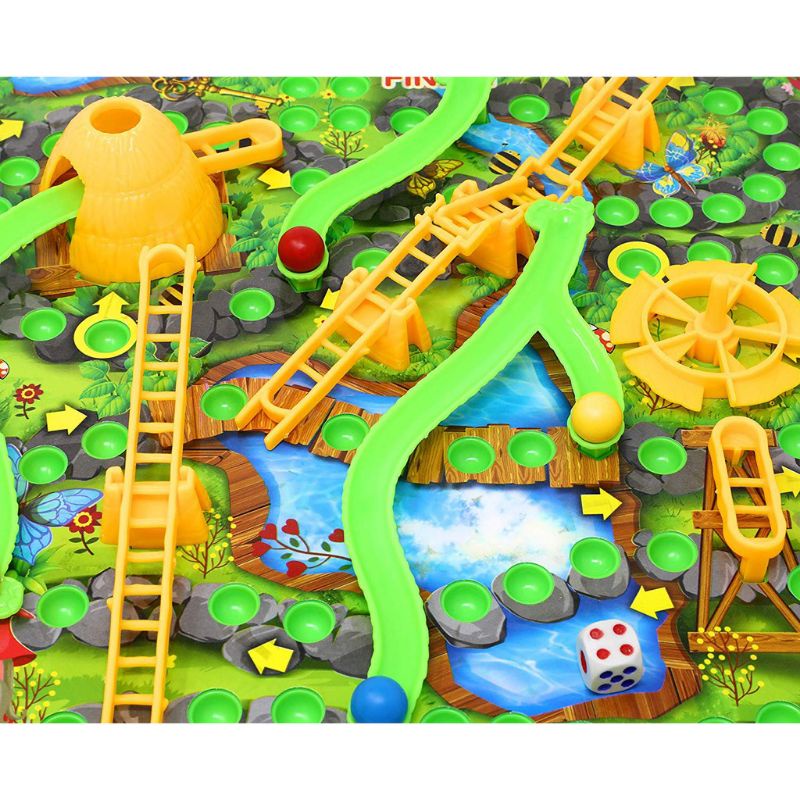 3D Snakes N Ladders - Family Game - Mainan anak