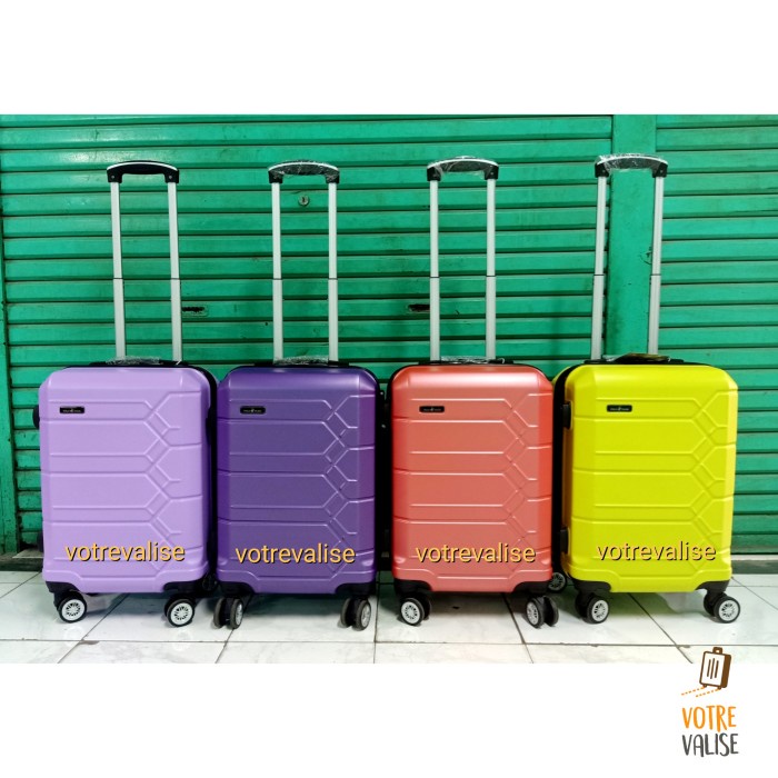 Koper - Koper 20 Inch Fiber Murah Polo Twin Koper Kabin Tas Travel