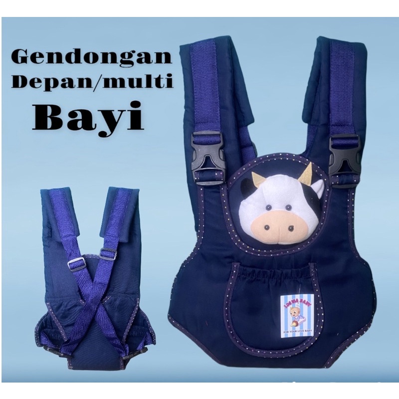 gendongan bayi ransel depan/tas slempang perlengkapan bayi kecil satu set