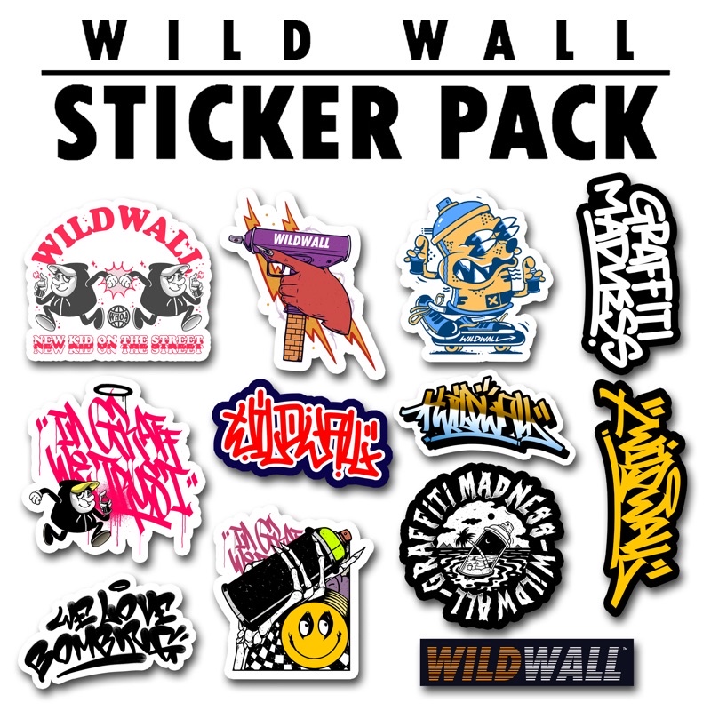 

sticker pack wildwall 05