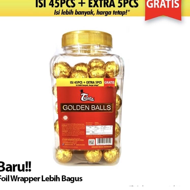 

sdm Tobelo Golden Ball isi 45 pcs q17∬