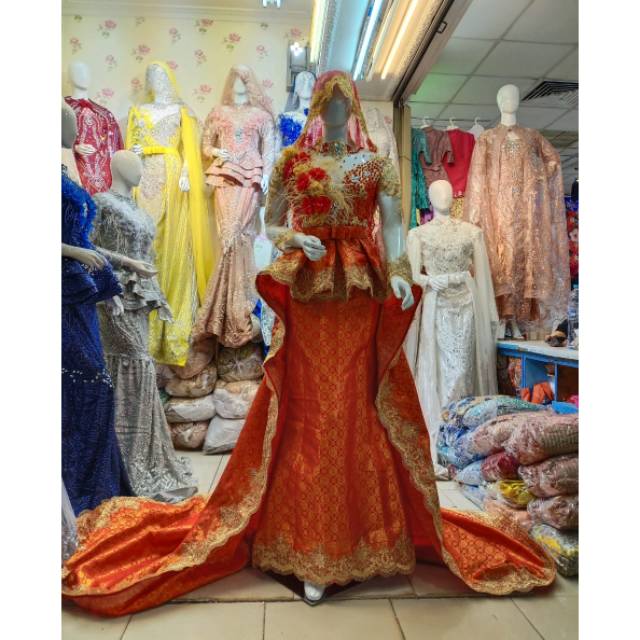 Gaun pengantin Kain songket