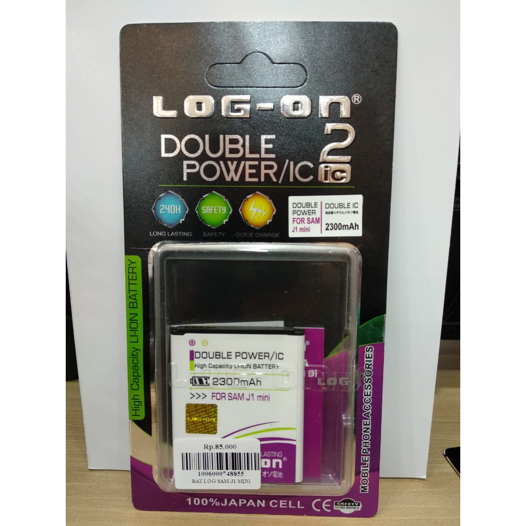 BATERAI LOG ON SAMSUNG J1 MINI