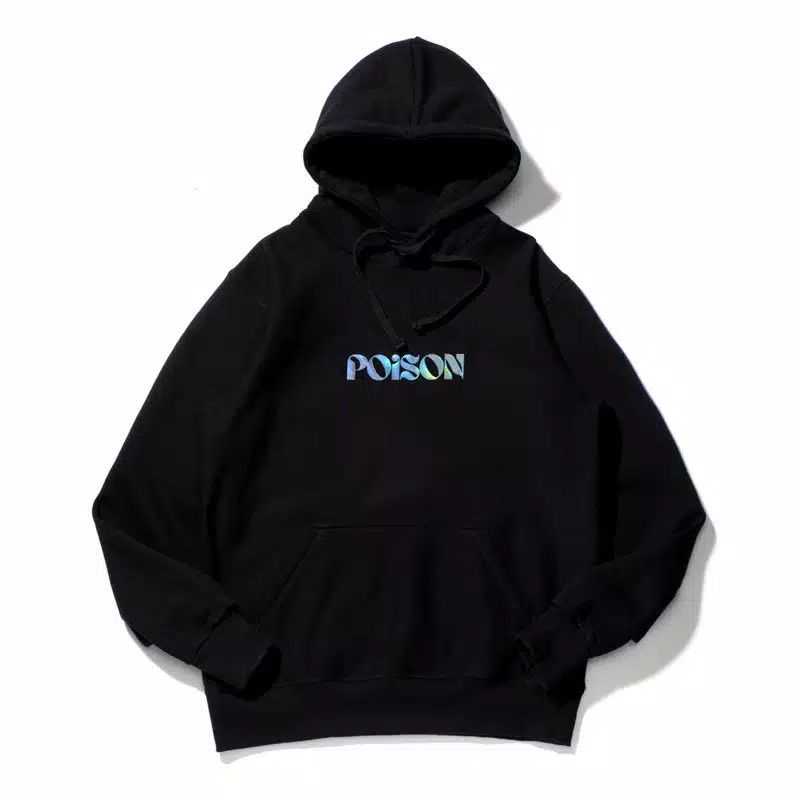 Poison Forever Holo Logo F/W20 Hoodie Black premium