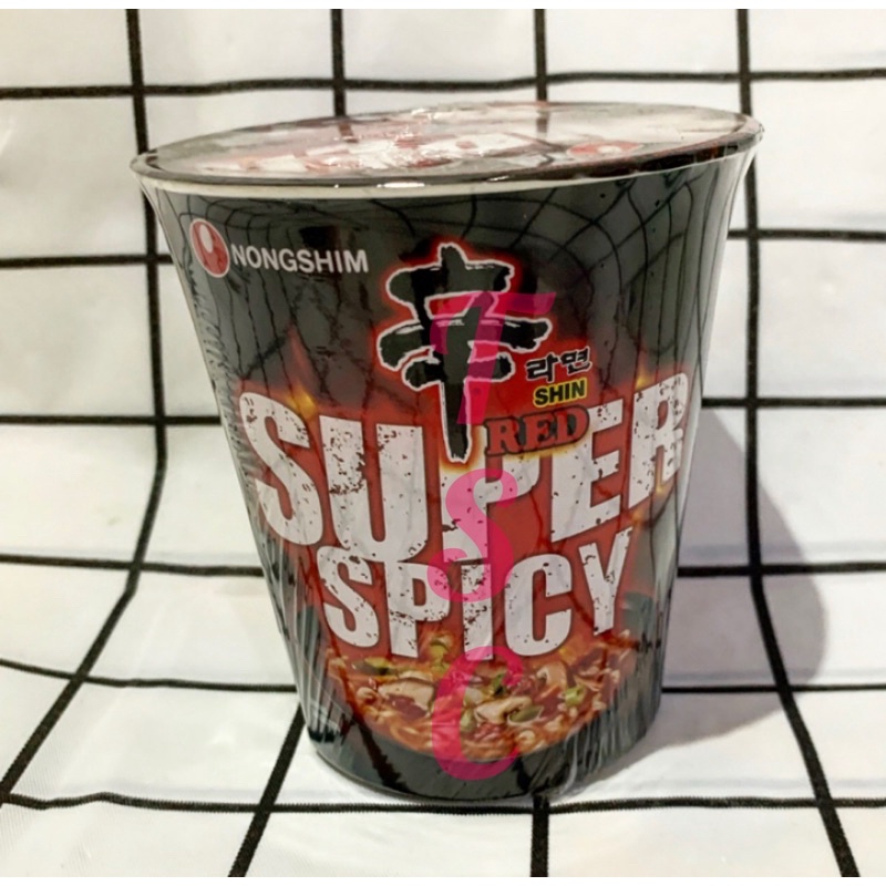 

NONGSHIM Shin Red Super Spicy Ramyun Nongshim Ramen Spicy Cup Nongshim Ramen Pedas